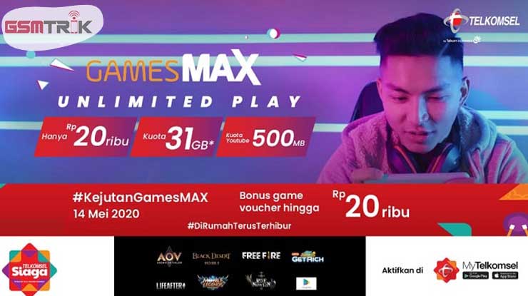 Cara Beli Paket GamesMAX Unlimited Play