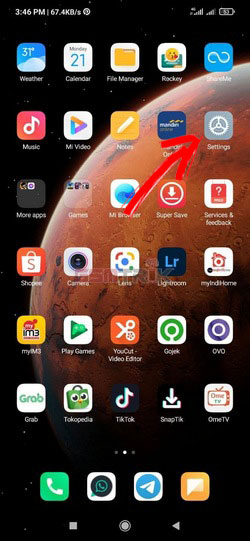 1 Buka Pengaturan HP Xiaomi