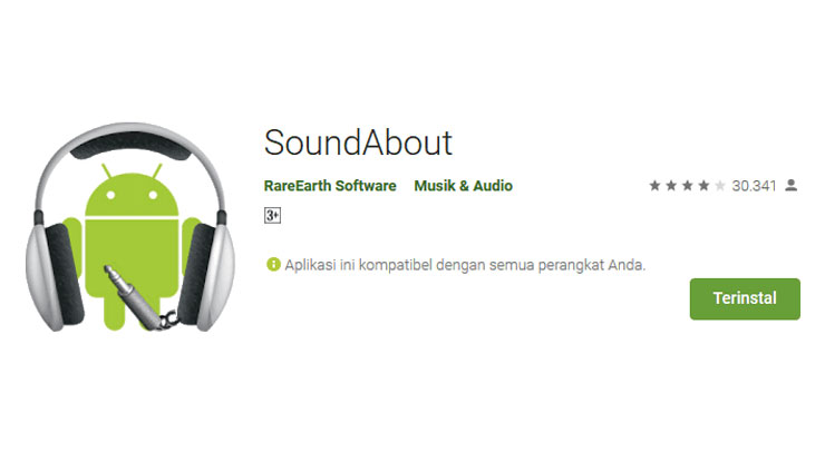 Gunakan Aplikasi SoundAbout