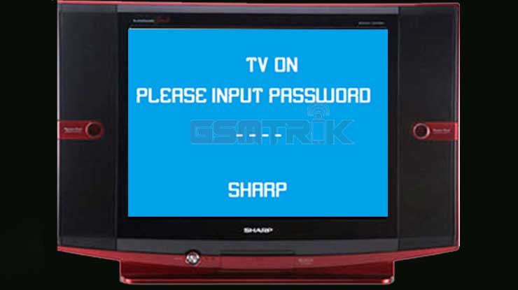 Cara Buka Password TV Sharp Tabung