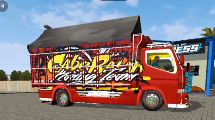 Livery Truck Anti Gosip Merah by Budidesign