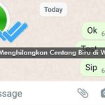 Cara Menghilangkan Centang Biru di WhatsApp