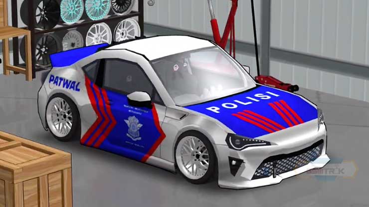 Livery Mobil Polisi Base GT86