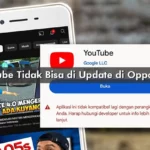 YouTube Tidak Bisa di Update di Oppo A37