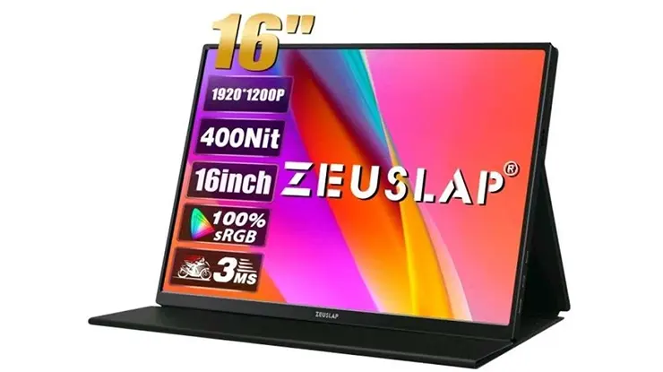 Zeuslap Portable Monitor 16 Inch LG156 IPS